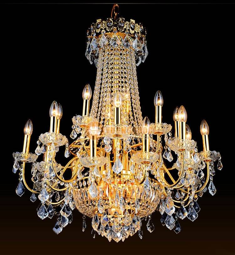 Đèn chùm pha lê phong cách châu âu CM187-11